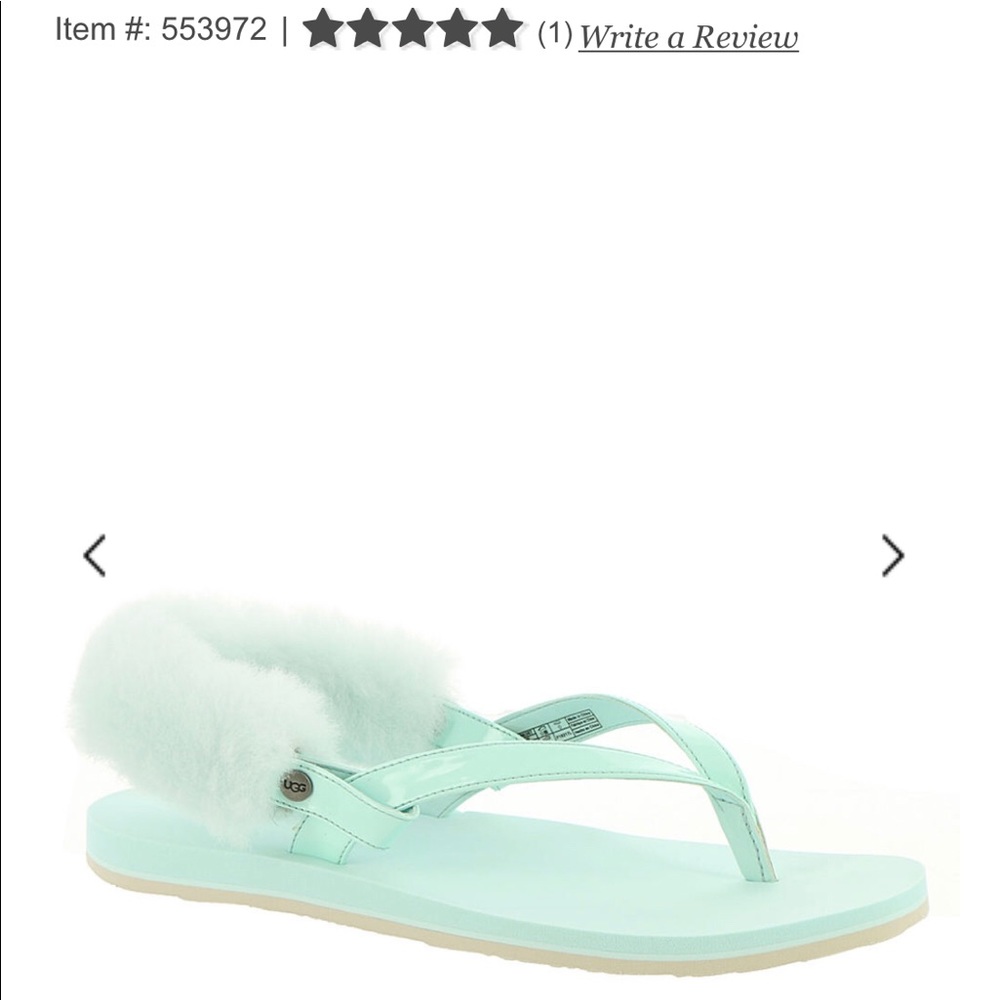 Women’s UGG LaaLaa sandal teal NEW